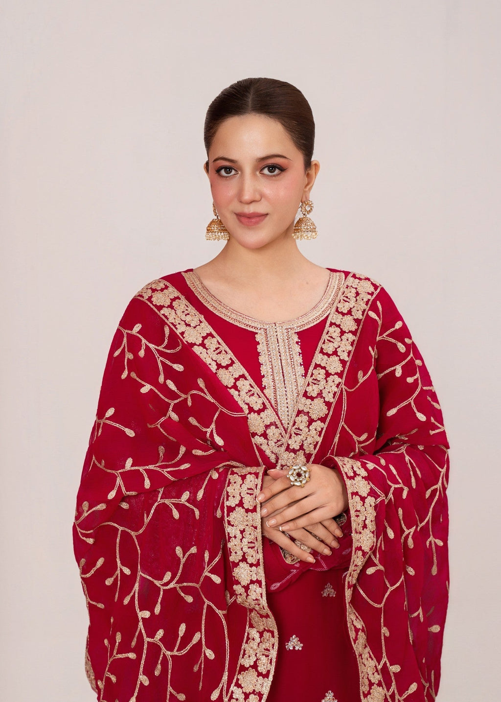 Four Season Boutique HEER HOTPINK RED Women 4pcs