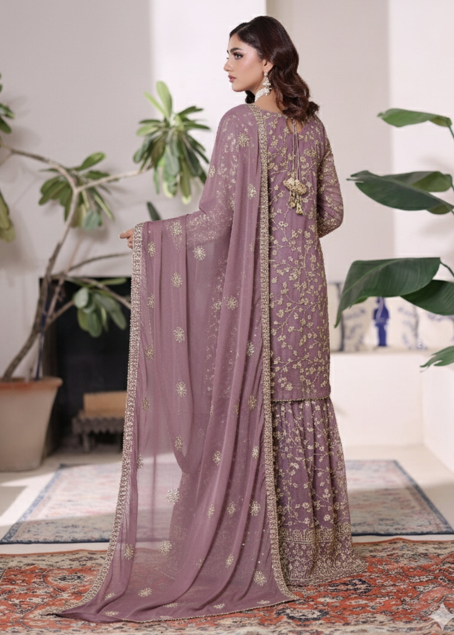 Abaan Zohan Riwaj Lilac Women 3pcs