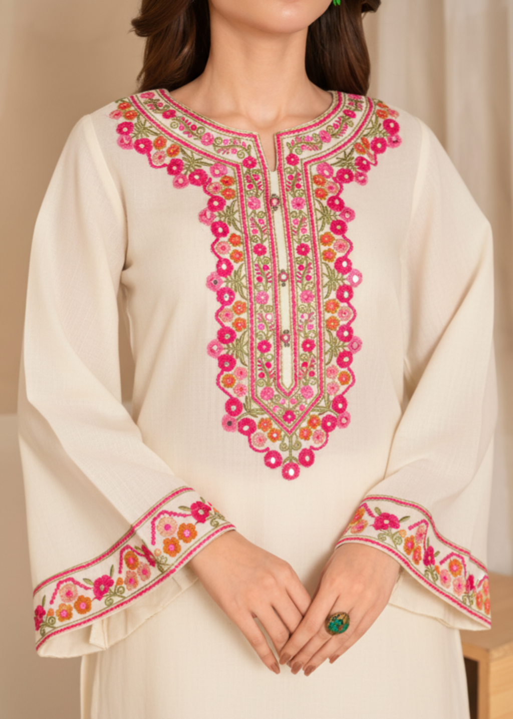 Sahibas By Mirza Aliza White Women 1pcs