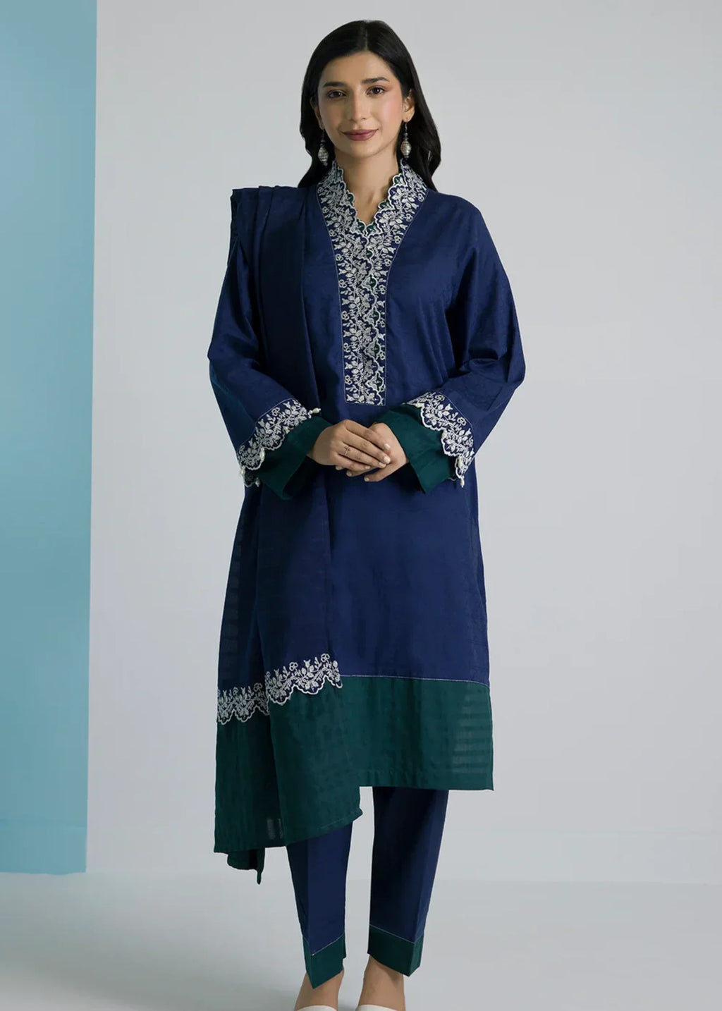 Zellbury WPW2433355 BLUE Women 3pcs