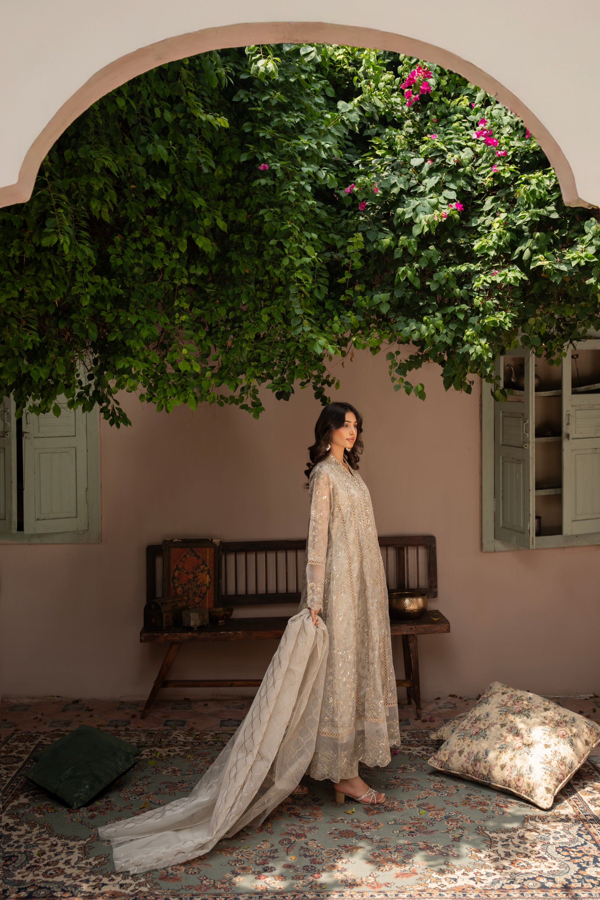 Manahils K 151 TAN BROWN Women 3pcs