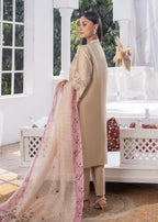 Sajfi Closet Luxury Cotton Stitched for Women | Beige Women 3pcs