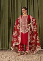 AATIQA Embroidered Korean Silk 72 Women 3pcs