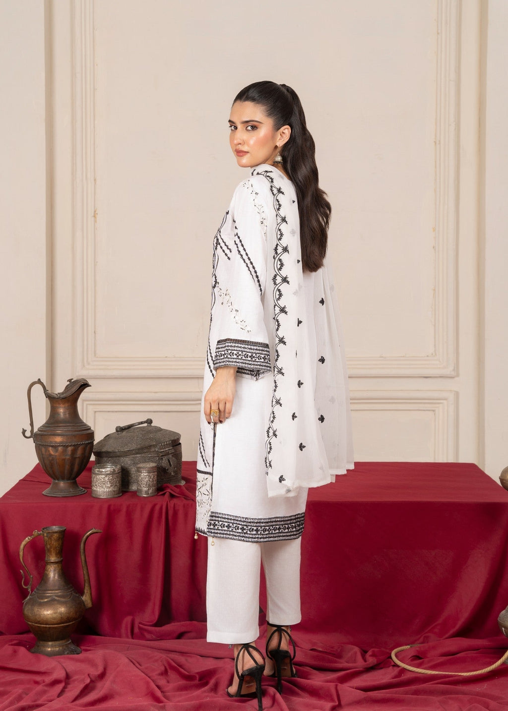 Four Season Boutique ZIRWAH COTTON WHITE Women 3pcs