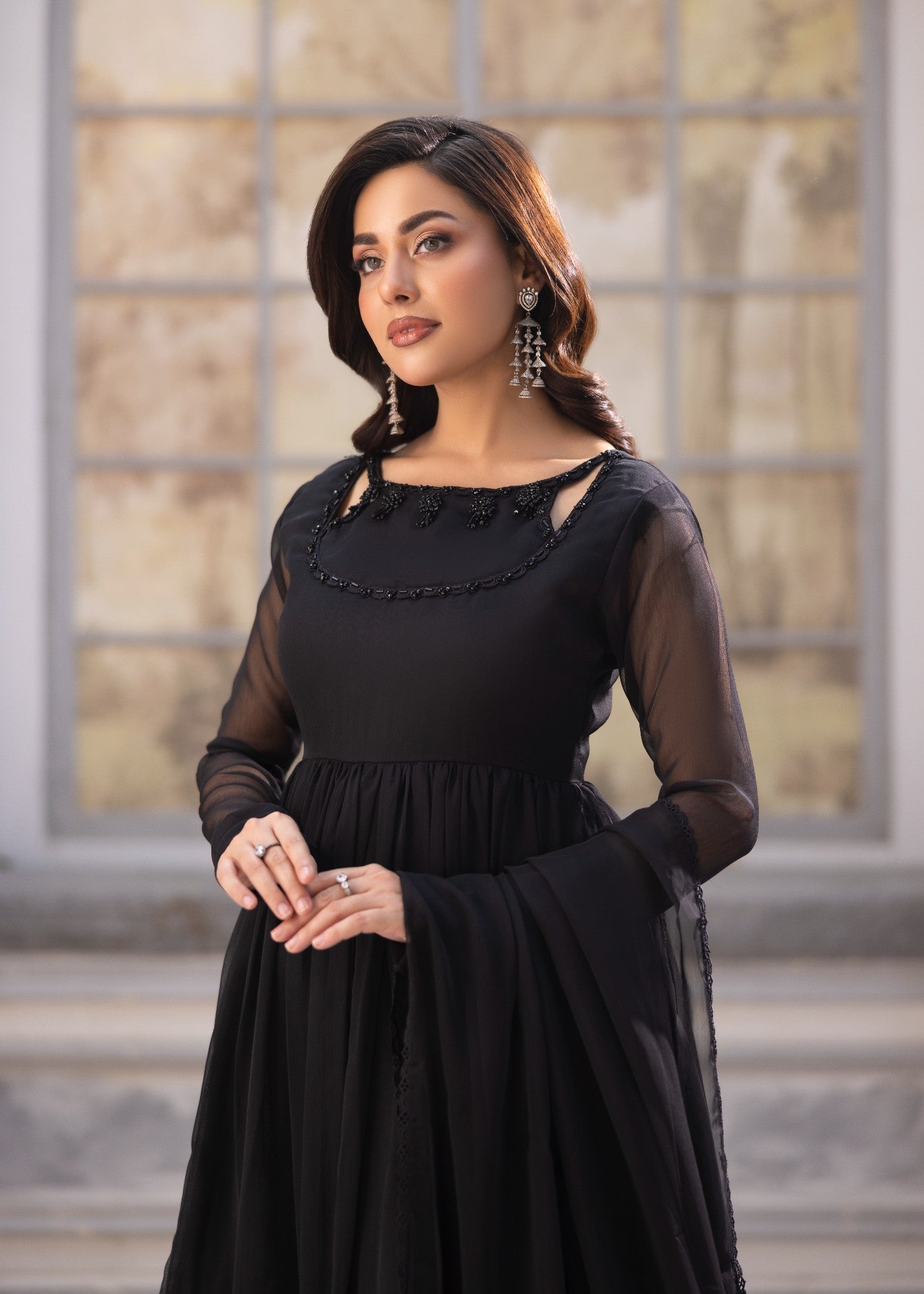 Alyssa BLACK MAXI ALM03 Women 3pcs