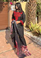 Tehzeeb Libas MAHI EMBROIDERED Women 3pcs