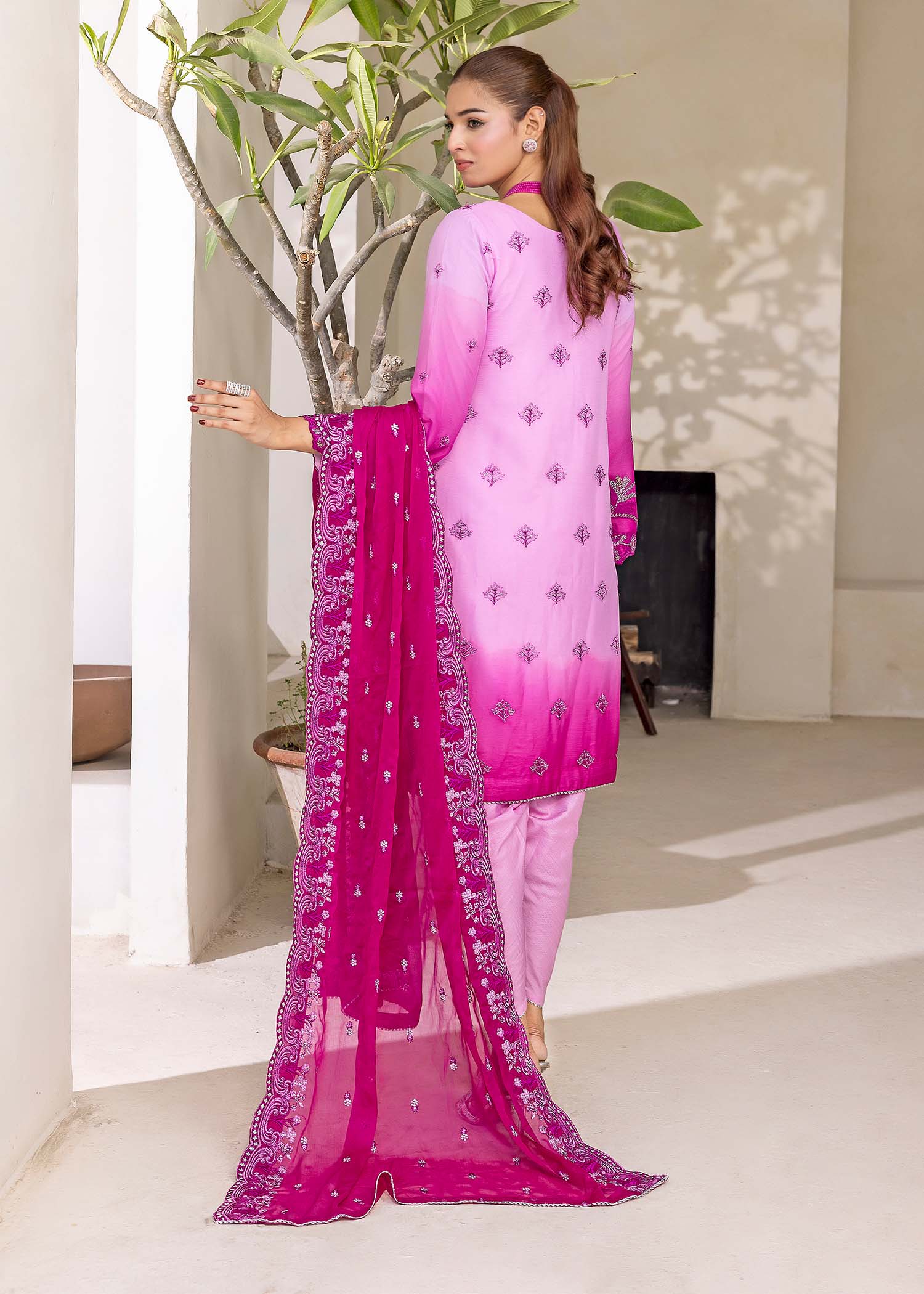 Kanwal Zainab FUCHSIA BLOOM Women 3pcs