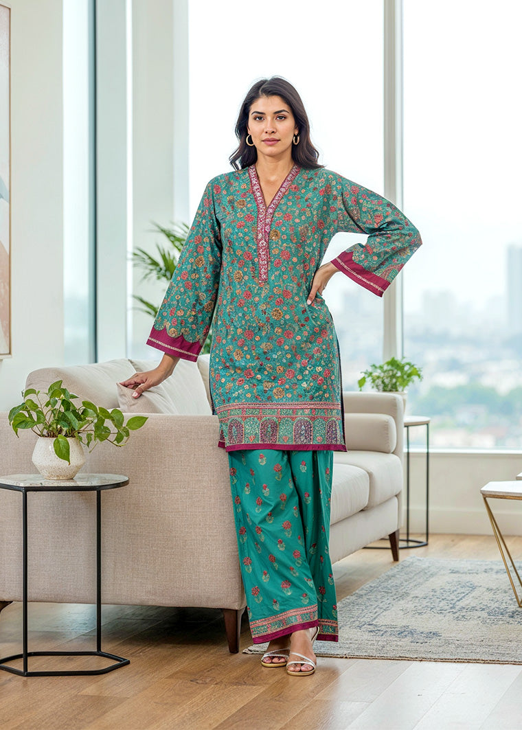 Zaymalpret Gul Kurta Set Women 2pcs