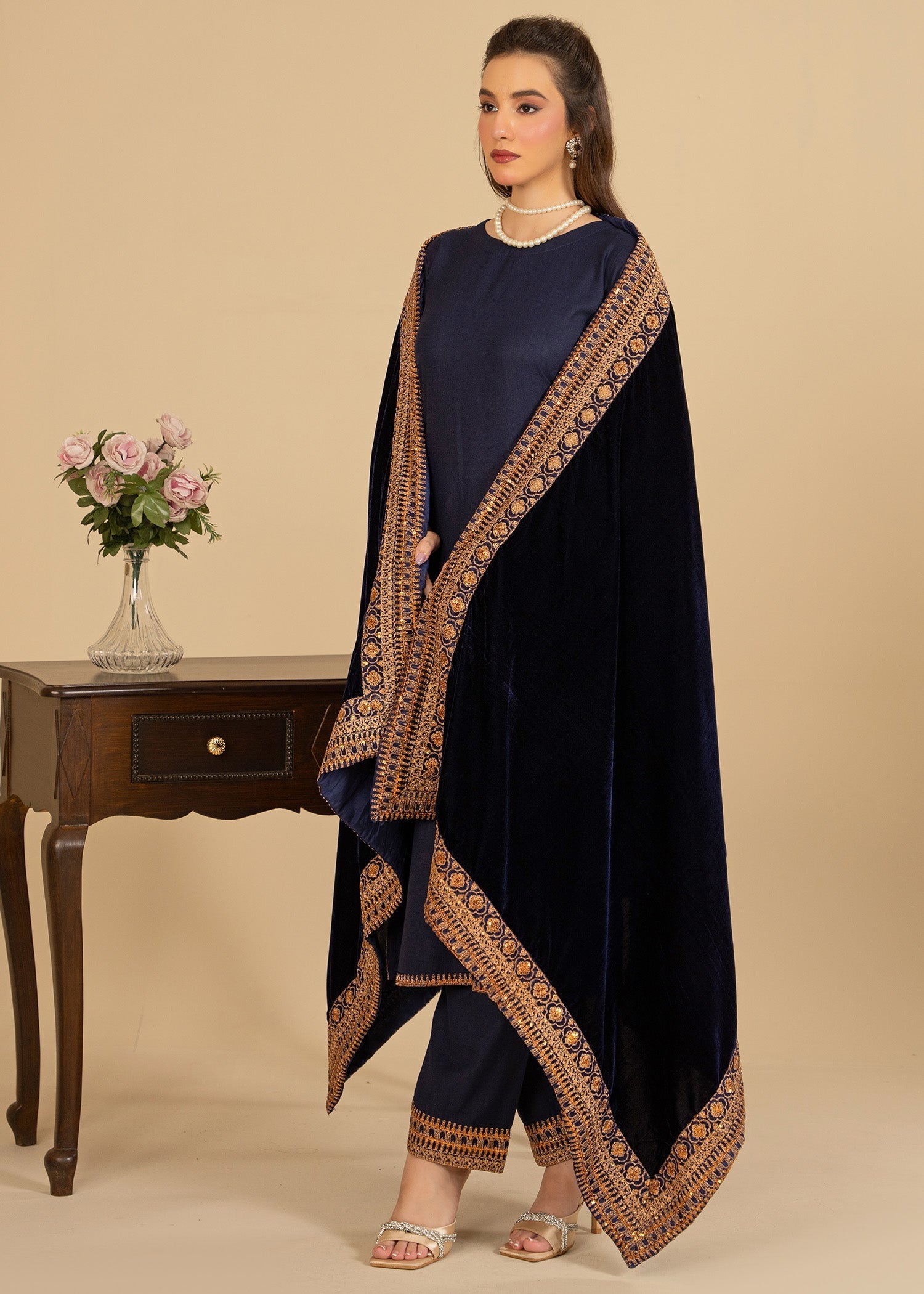 Momin Online Azure Women 3pcs