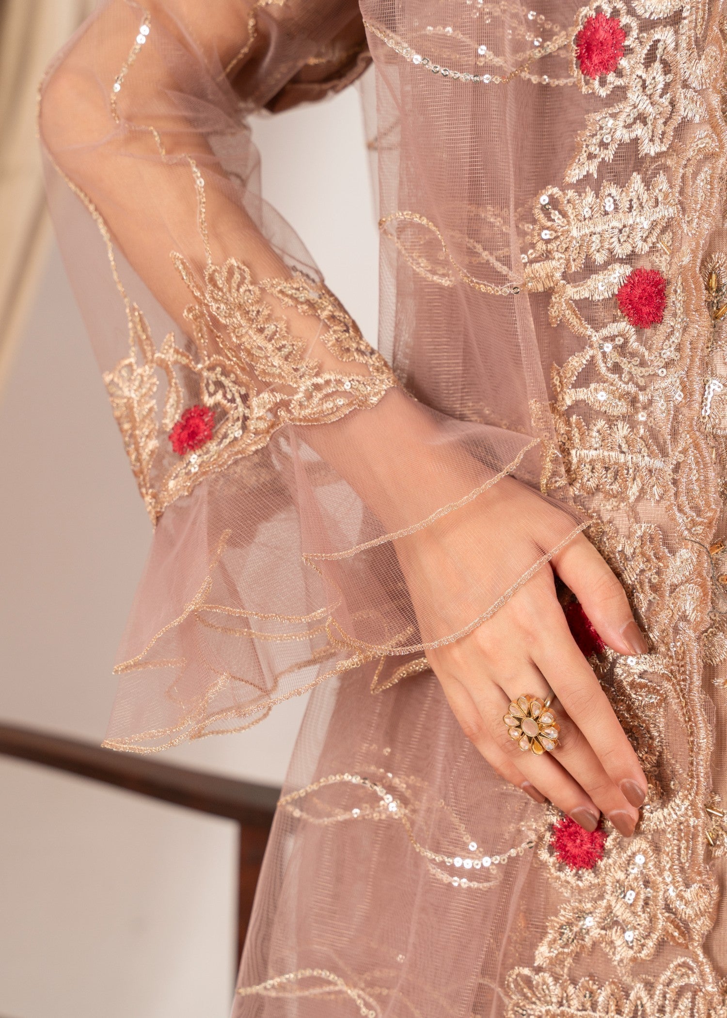 Four Season Boutique MALHAAR CRUSH COFFEE Women 3pcs