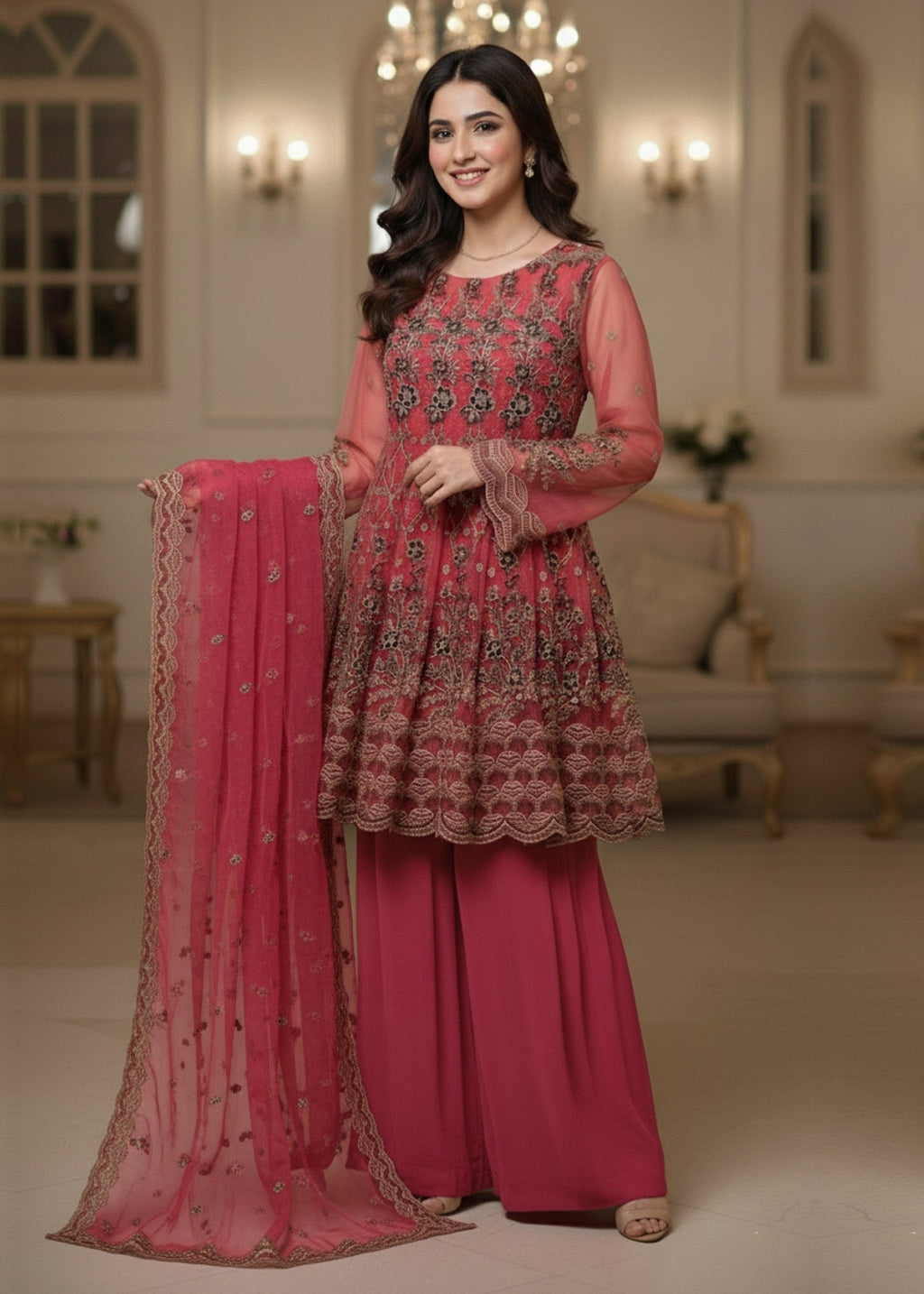 Diara Couture BEENA US 509 PINK Women 3pcs