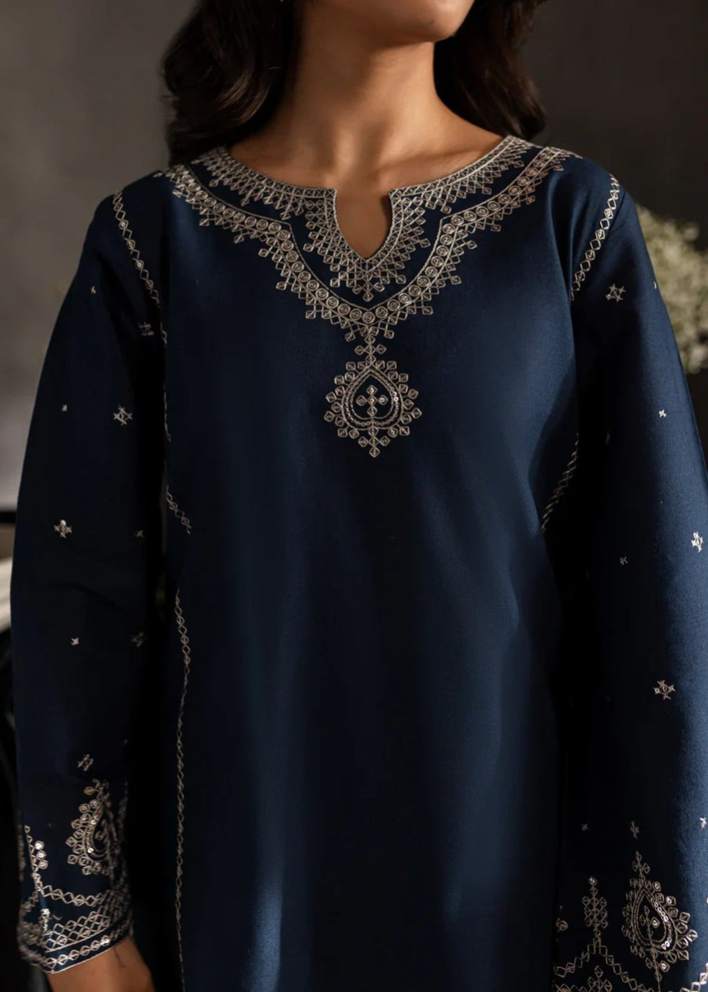 Zeenat & Zoha Celestial Navy Women 2pcs