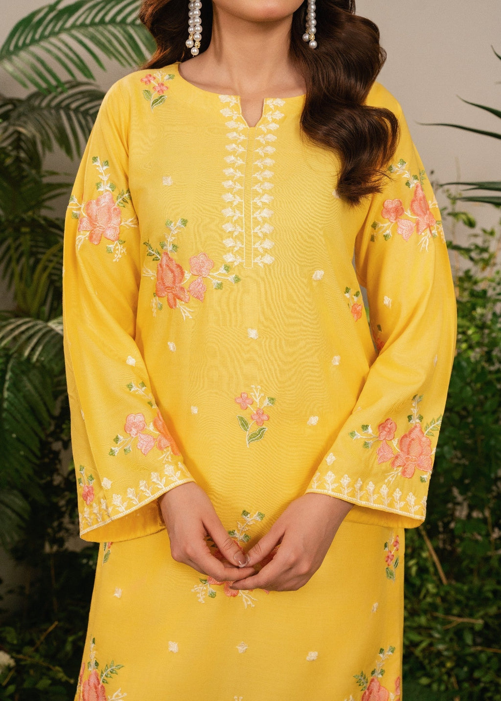 Tehzeeb Libas YELLOW SUNFLOWER Women 3pcs