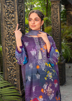 Ayeza Collection Purple Kurta Set 09 Women 3pcs