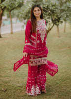 Four Season Boutique DIL NASHEEN HOTPINK Women 3pcs