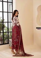 Khubsurat 4253 KH ST MAROON Printed Women 3pcs