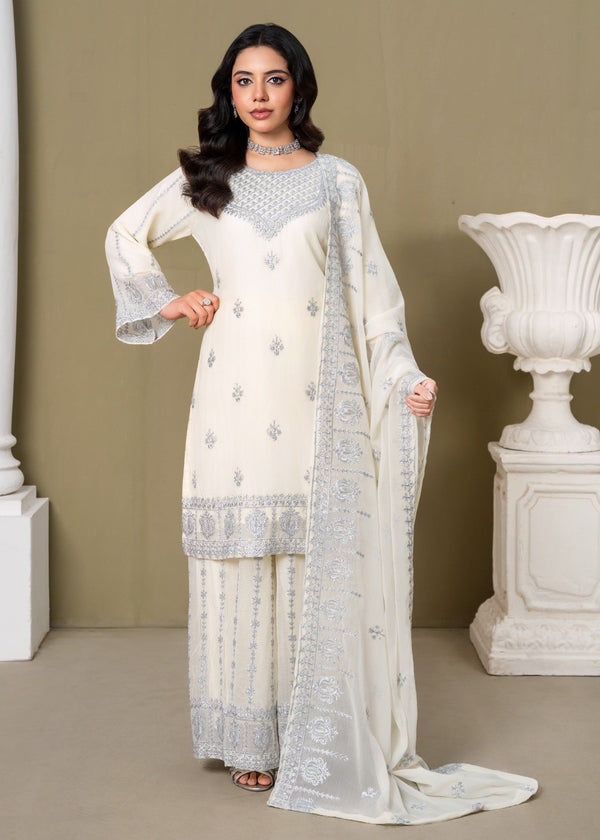 Four Season Boutique MAYA PLAZZO OFF WHITE Women 3pcs