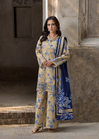 Bin Tayyab BT006513 LMN CRM Women 3pcs