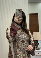 Tehzeeb Libas BROWNIE CORD SET Women 2pcs