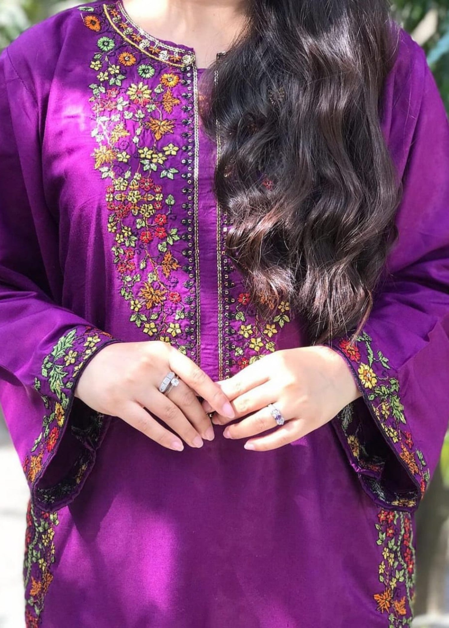 Haraj Collections Royal Purple Women 2pcs