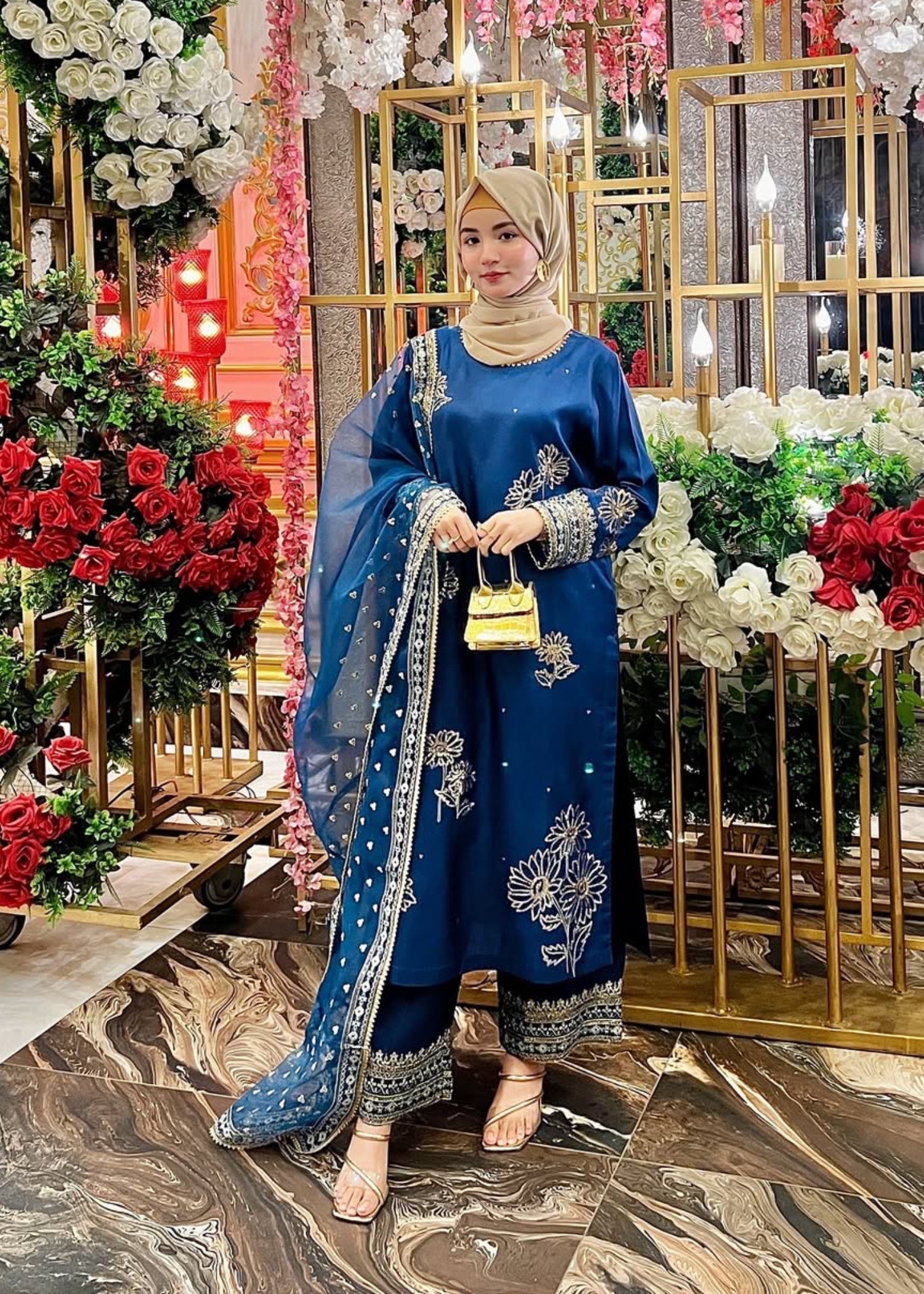 Suits By Sadia Flower style Women 3pcs