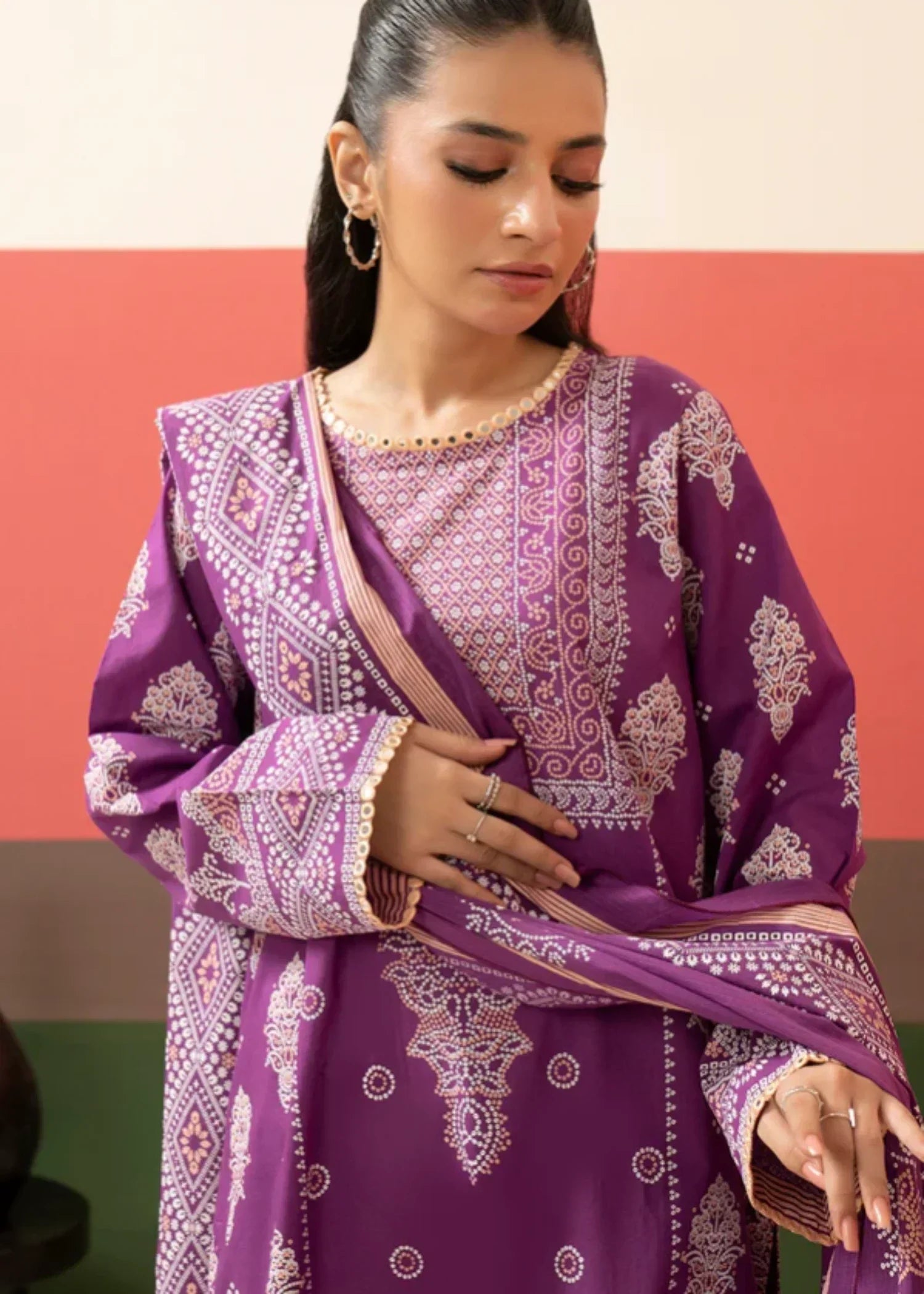 Zellbury Kurta Dupatta Trouser WPS2531776 Women 3pcs