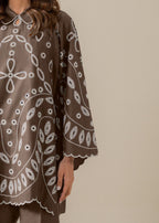 Kiara INDIGO Embroidered Set Gray Stone Women 2pcs