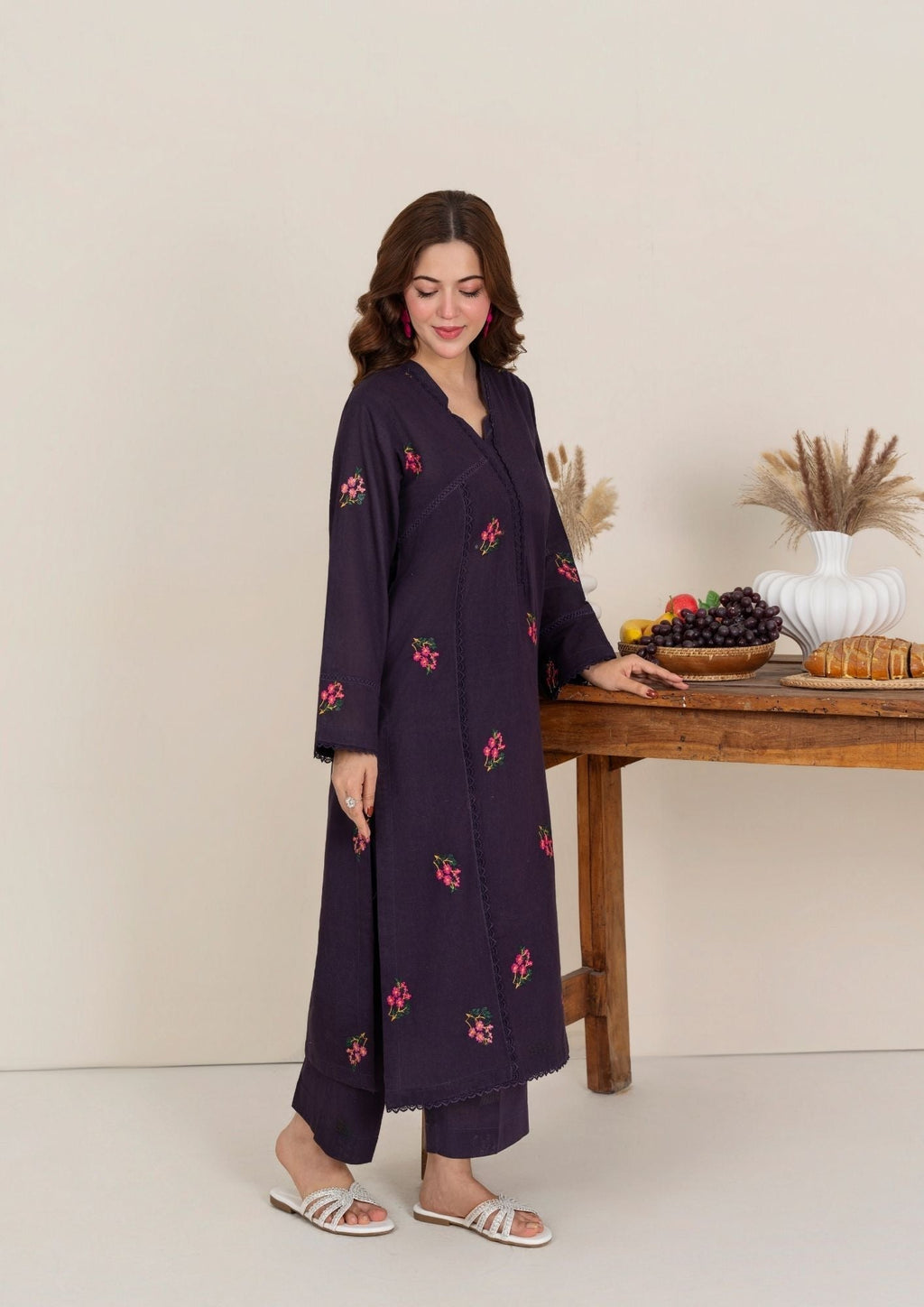 Yolo Pret Multi Embroidered Khaddar AML W25 0001 Women 2pcs