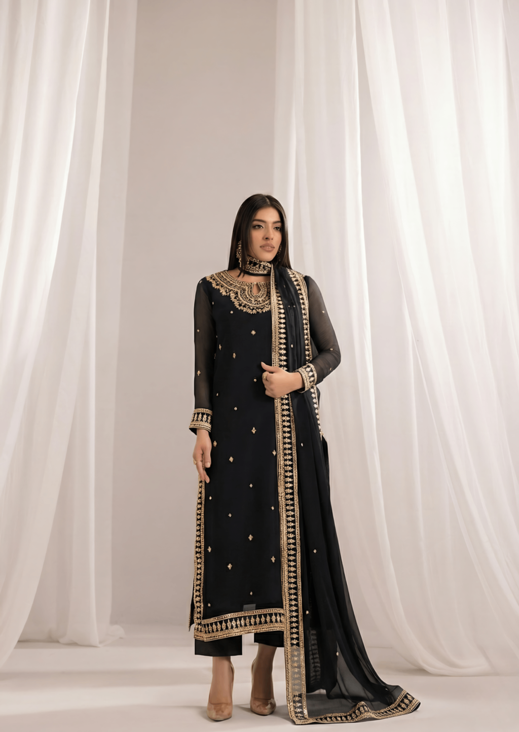 Alyssa Black Suit ALL905 B Women 3pcs