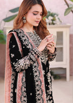 Suits By Sadia Aneela velvet sumbul Women 3pcs