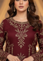 Diara Couture AURORA US 583 MAROON Women 3pcs
