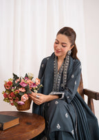 Yolo Pret Embroidered Silk Karandi with Embroidered Border Shawl AML W25 0031 Women 3pcs