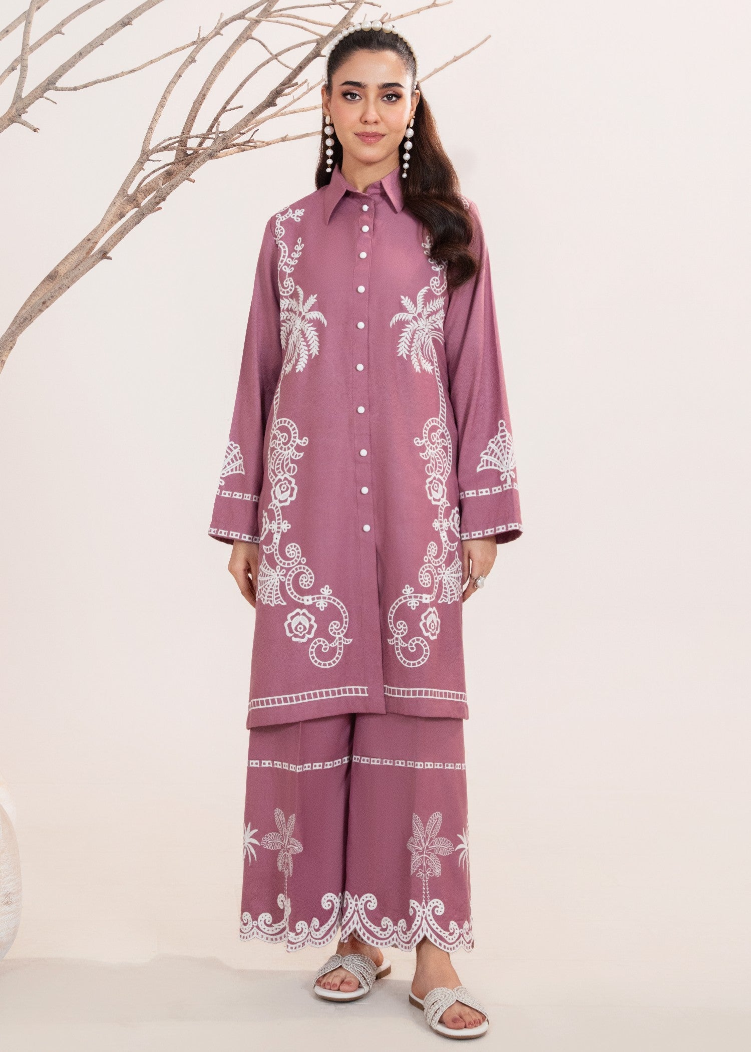 Sahibas By Mirza Mareena Pink Women 2pcs