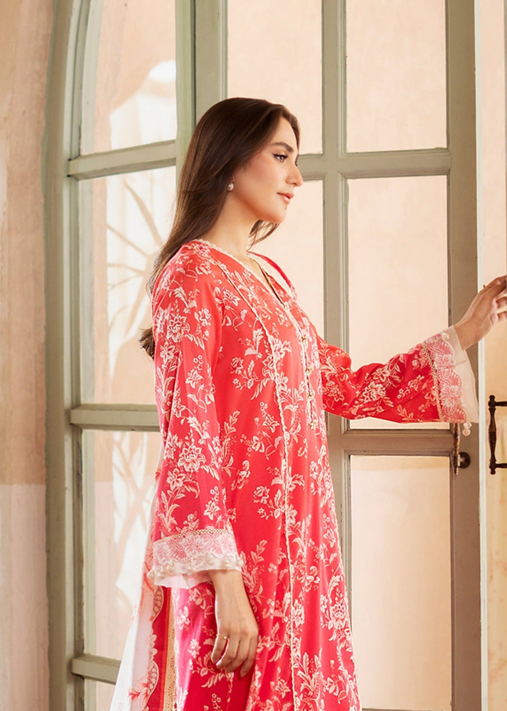 Mausammary Prints Pret Coral Women 3pcs