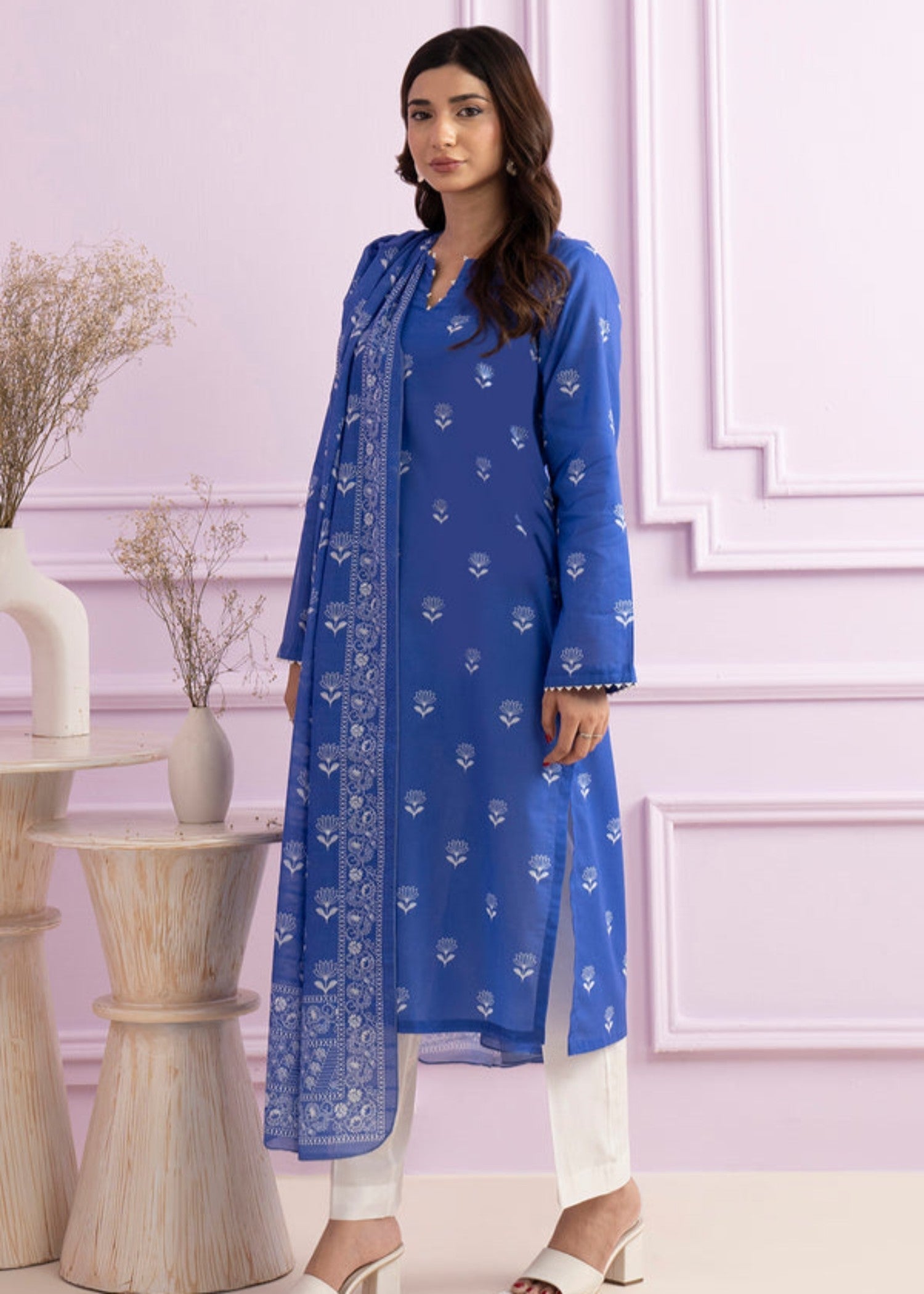 Zellbury Embroidered Kurta Dupatta 2040 Women 2pcs