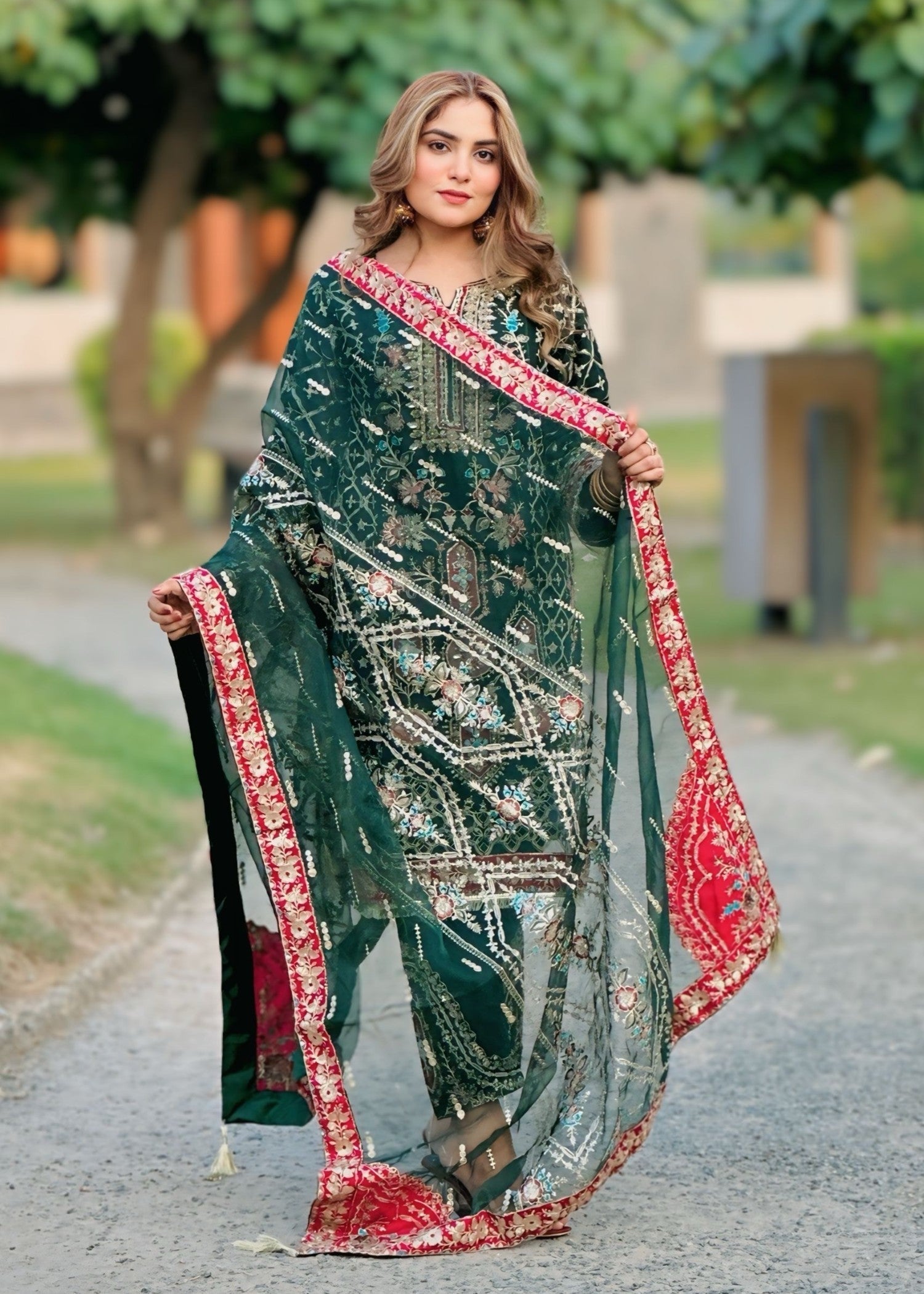 Waniya Awais WAS 92 Women 3pcs