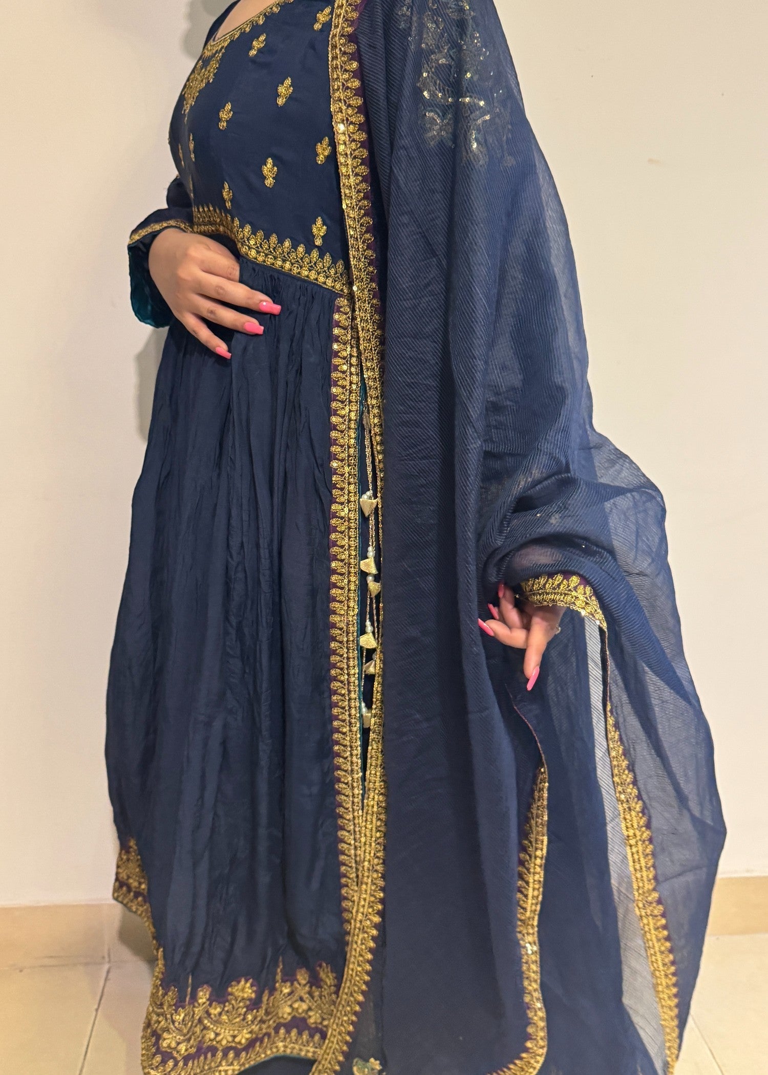 Fernazcouture Blue aura Women 3pcs