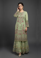 Diara Couture NAAILA US 518 MOSS GREEN Women 3pcs