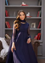 Alyssa NAVY BLUE MAXI ALM05 Women 2pcs