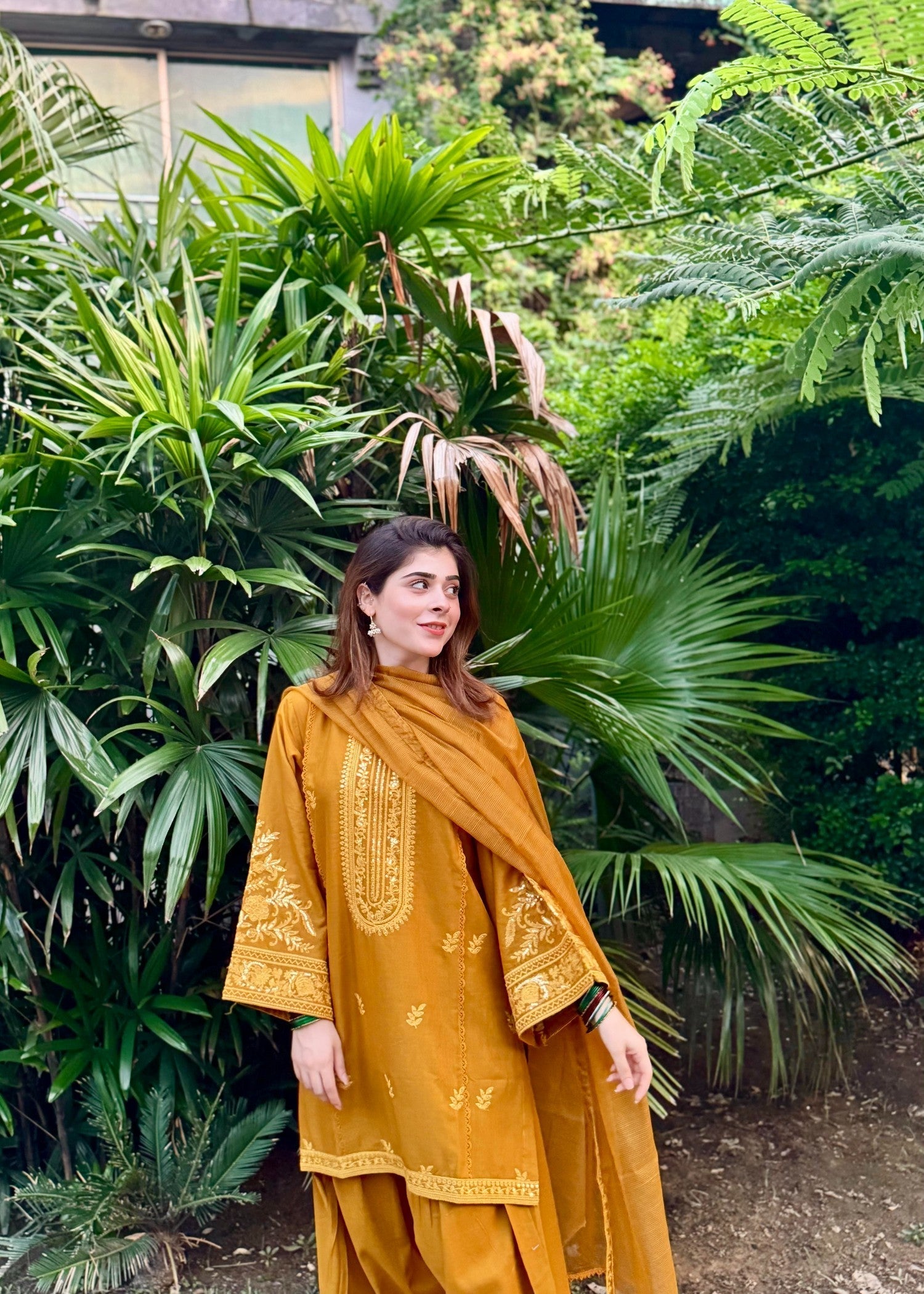 Imtiazbyalrubab Mustard charm Women 3pcs