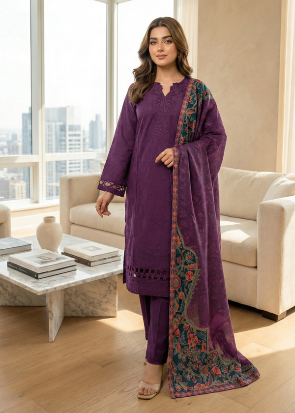 Zuri ARENZA KH 10 PLUM Women 3pcs