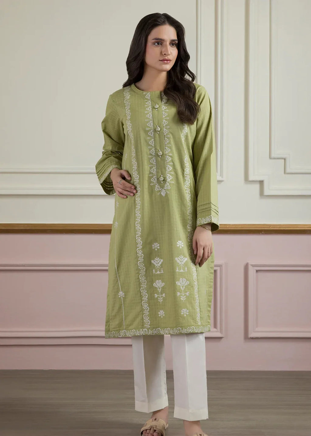 Zellbury WPS2512621 Green Women 1pcs