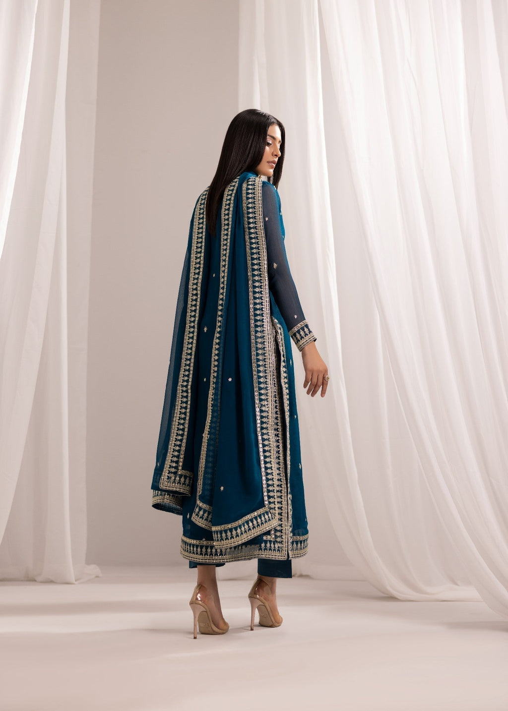 Alyssa TEAL BLUE ALL905 Women 3pcs