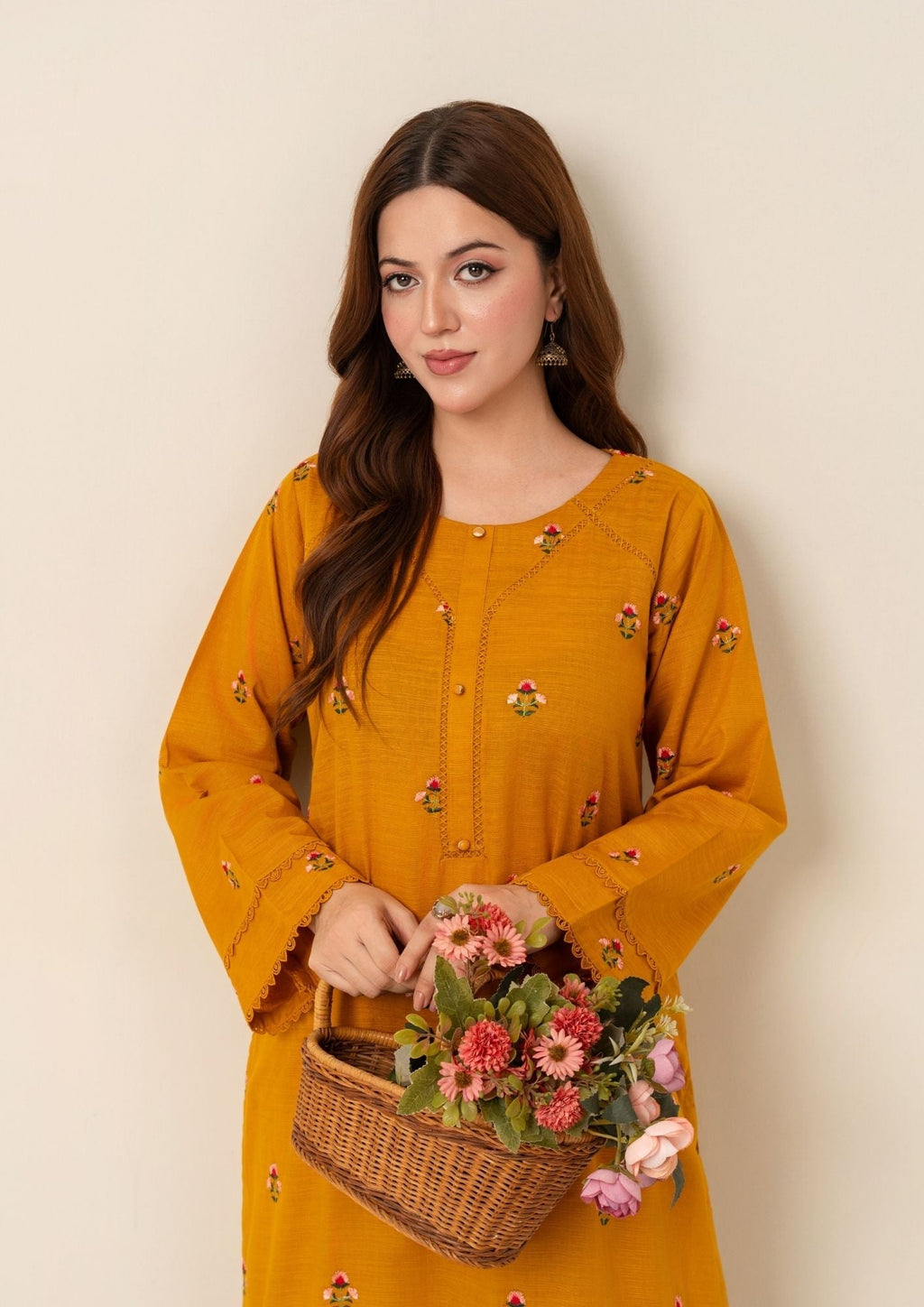 Yolo Pret Multi Embroidered Karandi AML W25 0020 Women 2pcs