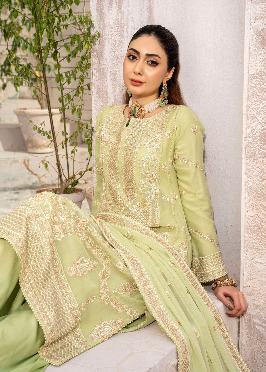 Kanwal Zainab Mint Elara Women 3pcs