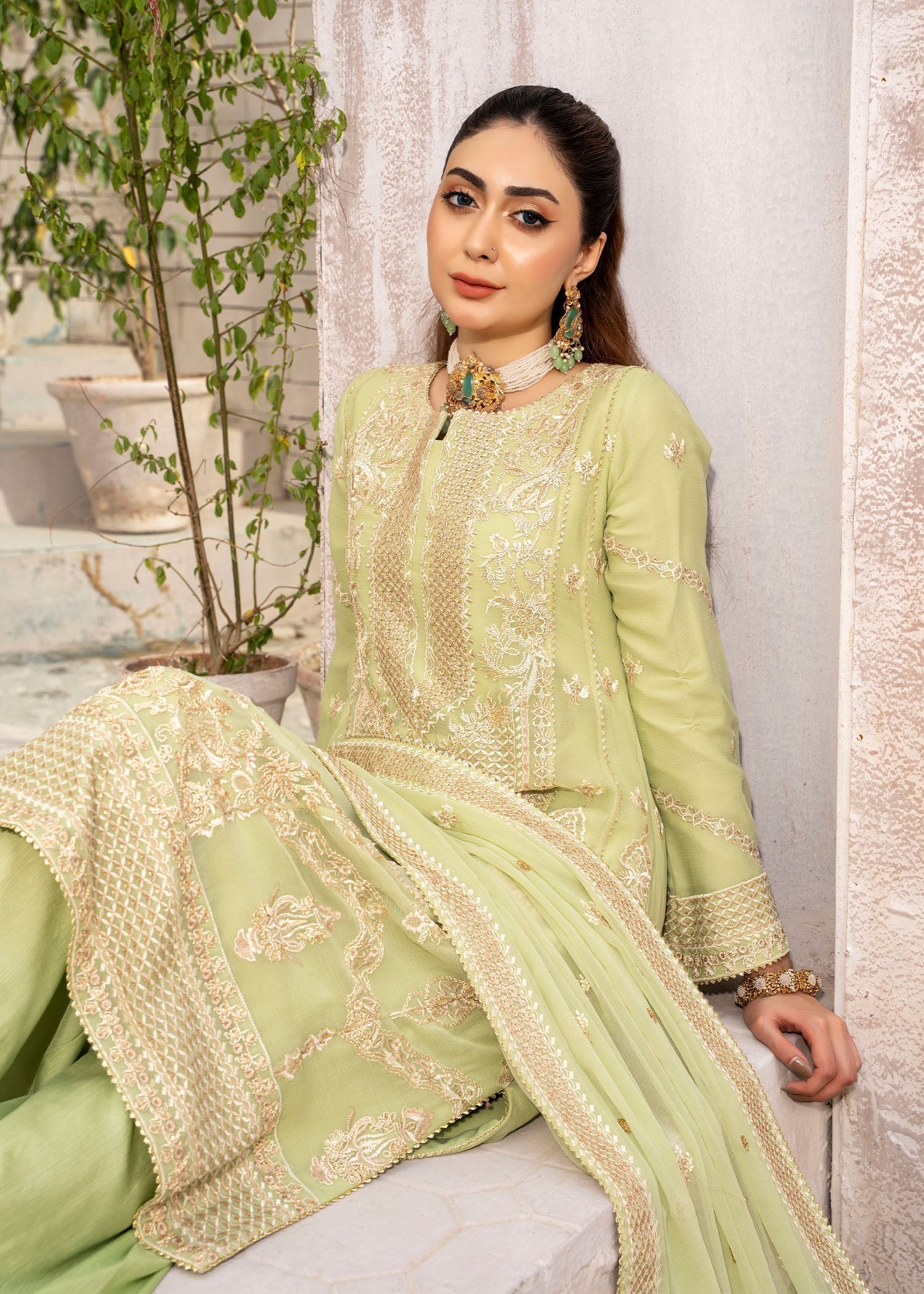 Kanwal Zainab Mint Elara Women 3pcs