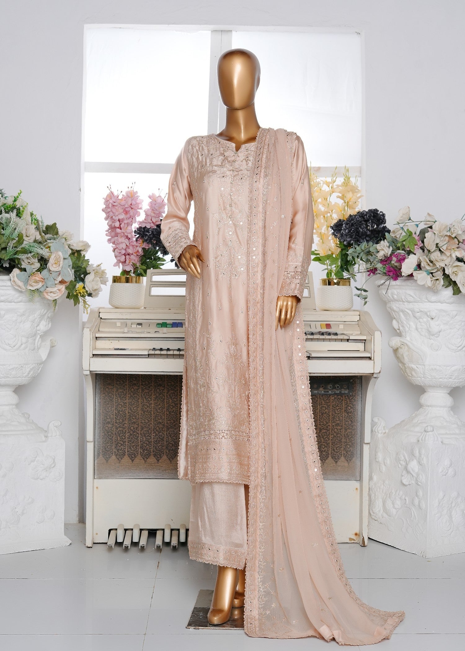 Ahmed Creations JAWERIA BEIGE Women 3pcs