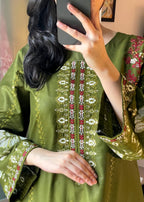 Tehzeeb Libas MEHROON BLOOM EMBROIDERED Women 2pcs