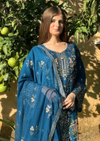 Four Season Boutique PINEAPPLE CHIFFON TEAL Women 3pcs