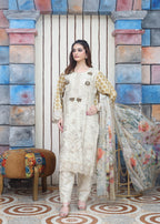 Mr Rai Attires Zaara Embroidered 3p Women 3pcs